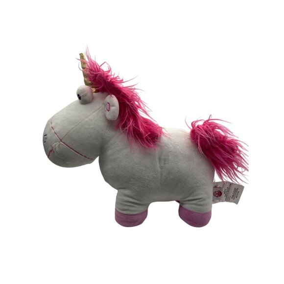 Fluffy Unicorn Plush 17” Despicable Me Minions Universal Studios - Picture 5 of 8